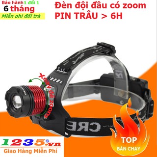 Đèn pin đội đầu chống nước siêu sáng LOMON K16B