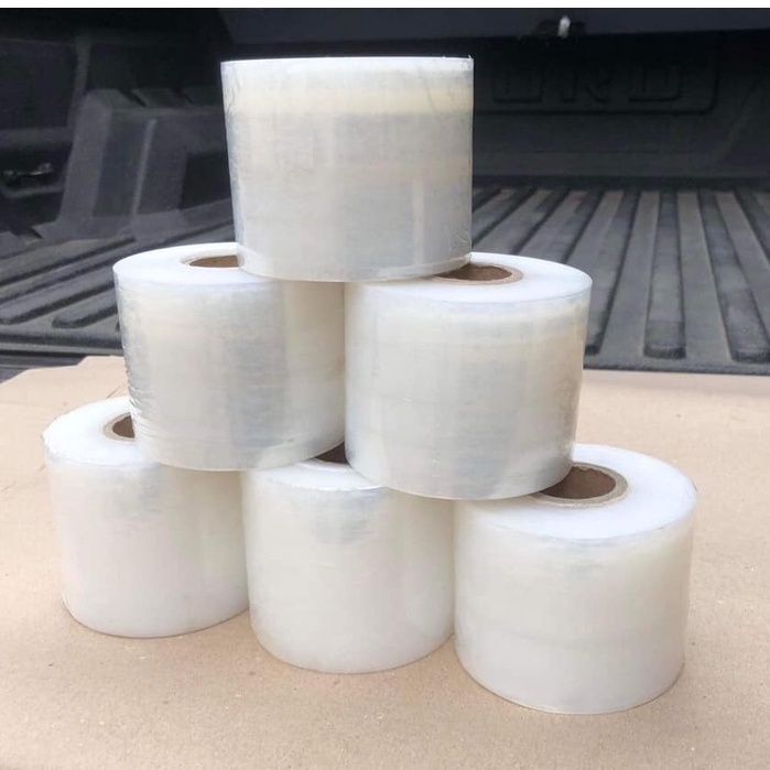 Màng pe trắng 5cm quấn ghép cây, keo ghép cành hàng siêu dai tự dính giá rẻ