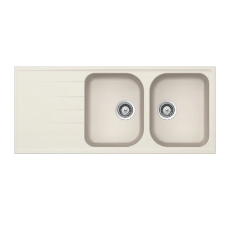 [FREESHIP HCM] Chậu Rửa Chén Đá Hafele HS18-GED2R80 (Màu Đen/Kem/Xám) - Lắp Nổi/Lắp Âm - Xuất Xứ Đức