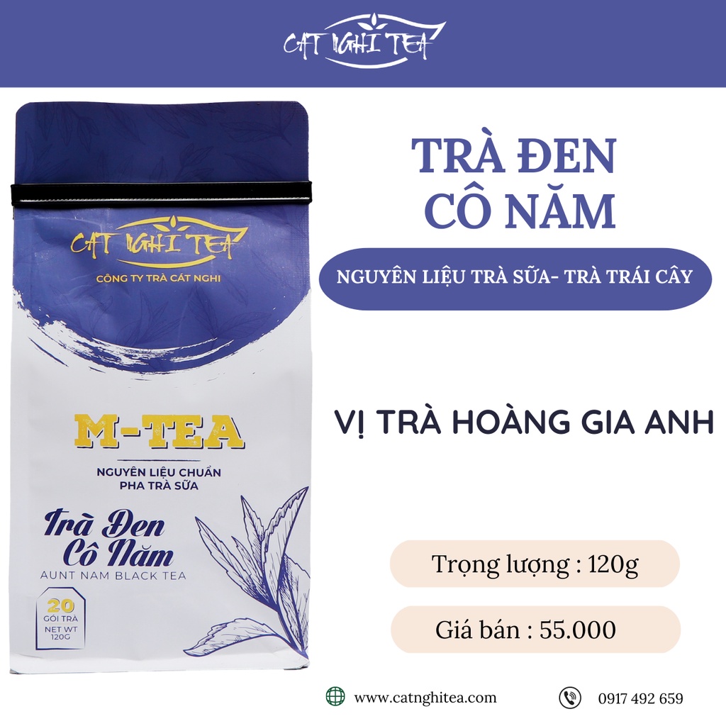 TRÀ TÚI LỌC TRÀ ĐEN CÔ 5 (20 gói), trà dùng pha chế, nguyên lệu làm trà sữa - trà trái cây chất lượng