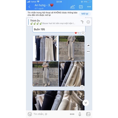 Quần nỉ nhung suông.