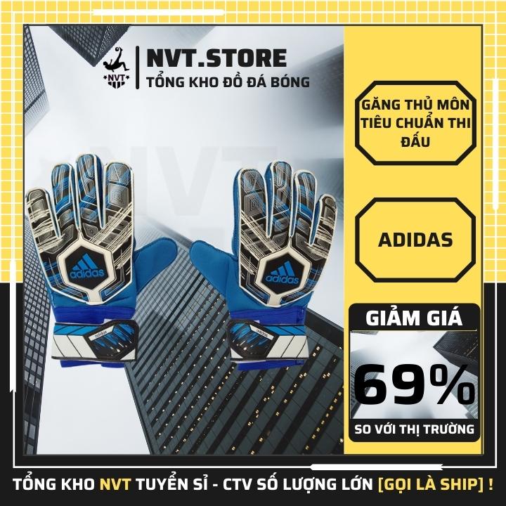 Găng tay thủ môn trẻ em Adidas siêu dính giá rẻ, găng thủ môn có xương người lớn hàng cao cấp - NVT.store.vn
