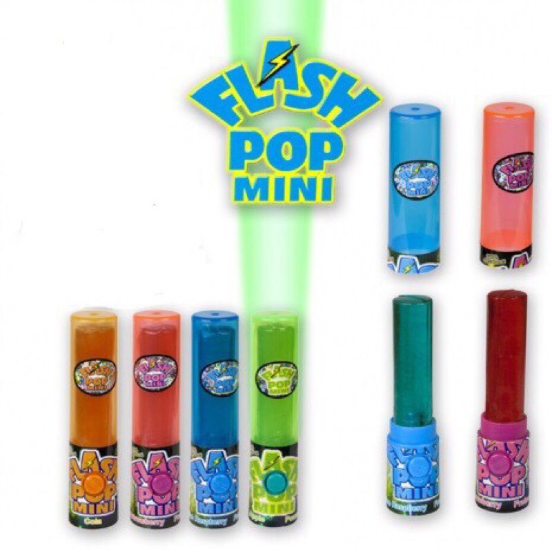 Kẹo son môi có đèn Kidsmania Flash Pop 34gr