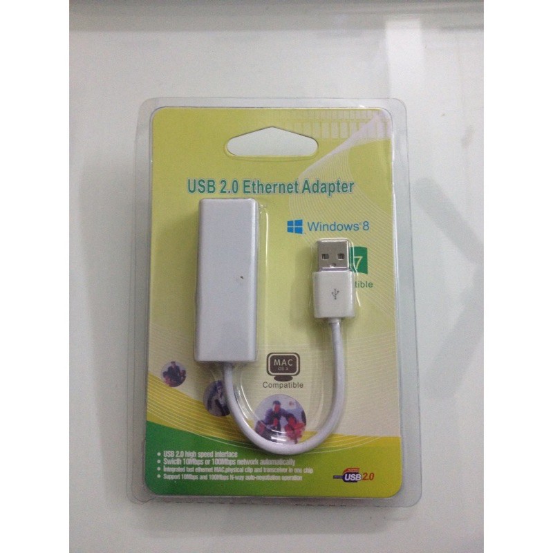 [SALE 10%] Cáp chuyển USB ra LAN RJ45, USB Ethernet Adapter 1081