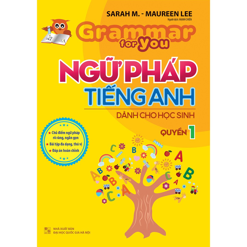 Sách - Grammar for you - book 1 - Ngữ Pháp Tiếng Anh cho học sinh - Tập 1