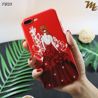 Ốp lưng điện thoại iphone, mẫu cô gái Maxtini