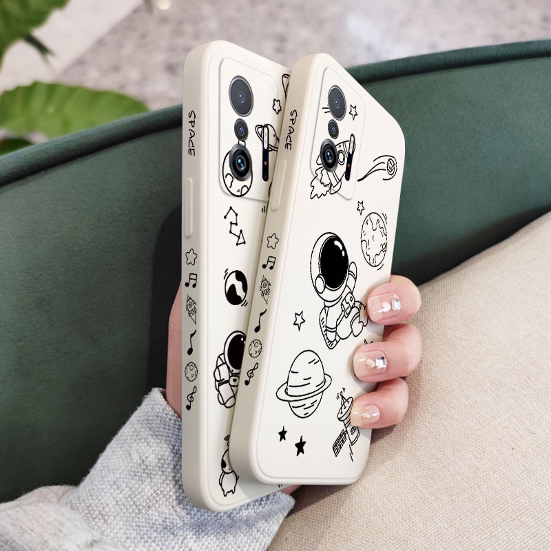 Ốp Điện Thoại Hình Vũ Trụ Âm Nhạc Cho xiaomi mi 13t 12t 11t 10t pro lite mi 9t pro