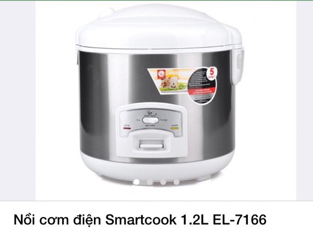 Nồi cơm smart cook 1,8 lít