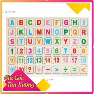 Vỉ nam châm học chữ, số và phép tính - đồ chơi thông minh cho bé giúp tập làm quen với chữ cái và chữ số