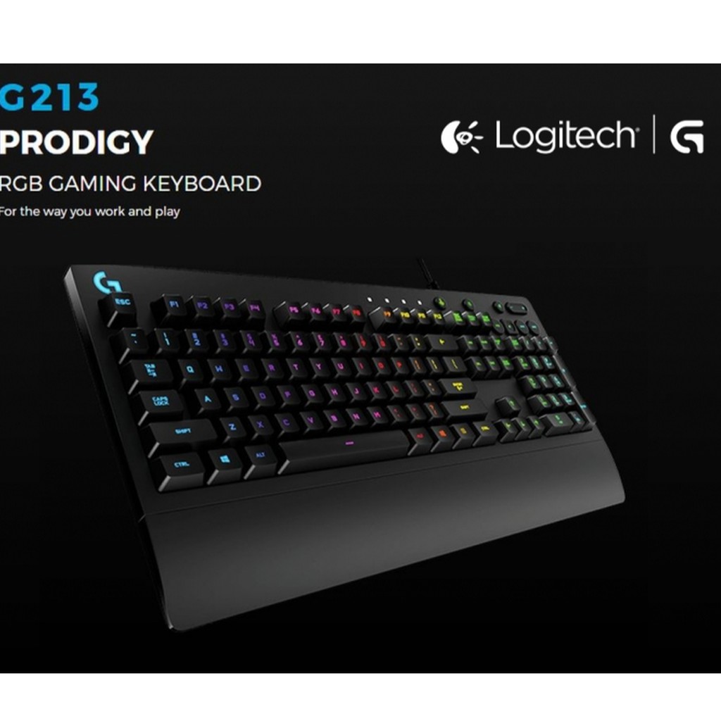 Bàn phím 𝗟𝗼𝗴𝗶𝘁𝗲𝗰𝗵 𝗚𝟮𝟭𝟯 𝗣𝗿𝗼𝗱𝗶𝗴𝘆 𝗥𝗚𝗕 𝗚𝗮𝗺𝗶𝗻𝗴 - bàn phím chĩnh hãng bảo hành 2 năm