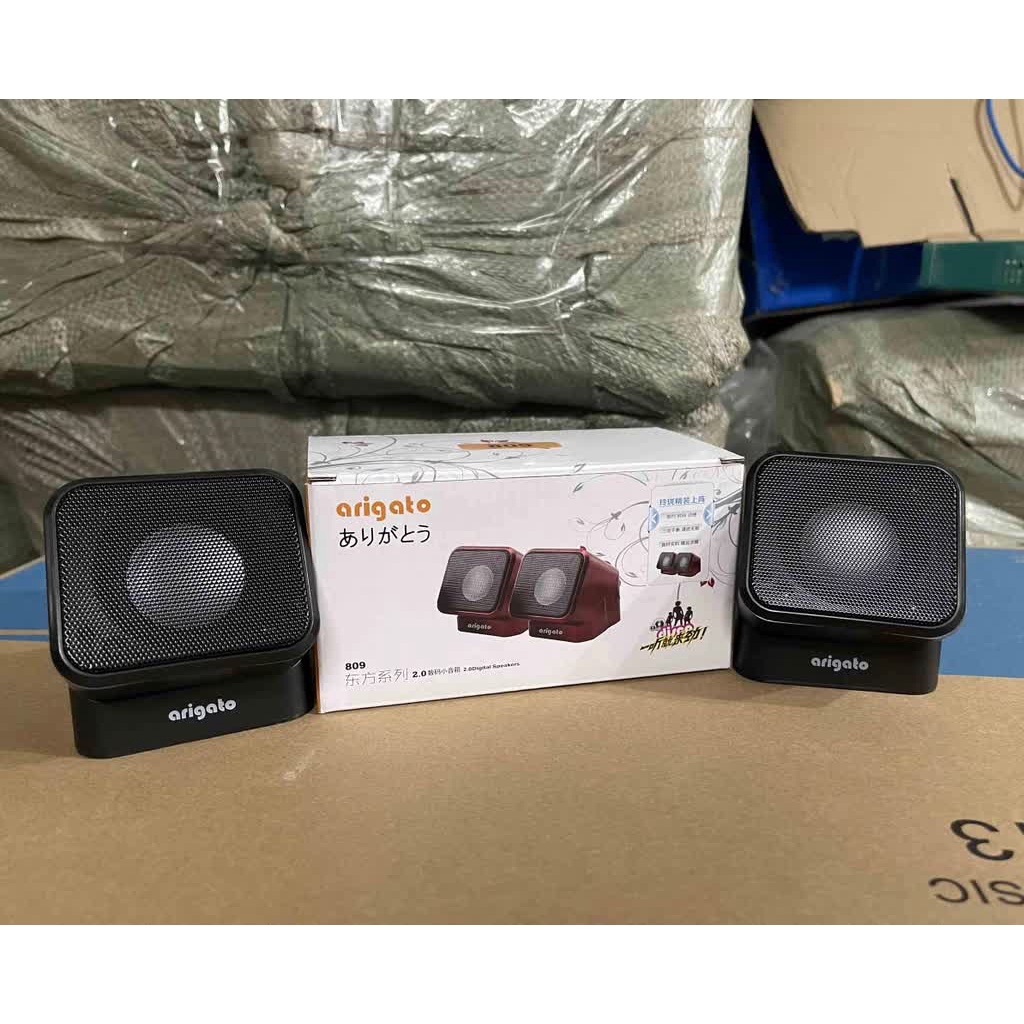 Loa Vi Tính - Loa Máy Tính Mini Arigato 809 Thay đổi được hình dạng. Âm Thanh Chất Lượng - Âm Bass Trầm
