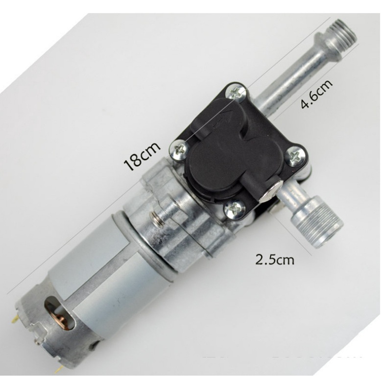 Mô tơ bơm nước máy rửa xe mini dùng pin, động cơ 21V/150W có chổi than, bơm piston đẩy - Bảo hành 3 tháng