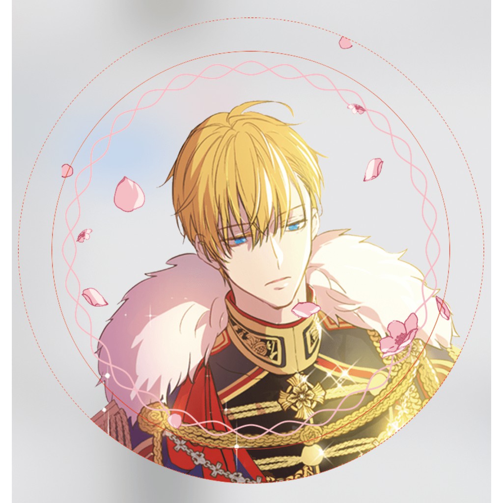 Huy hiệu Một ngày nọ tôi bỗng trở thành công chúa cài áo anime chibi dễ thương