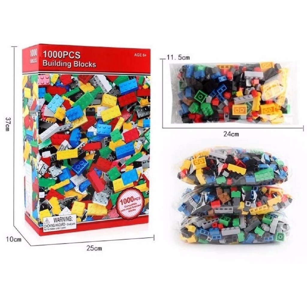 BỘ GHÉP HÌNH LEGO 1000 CHI TIẾT CHO BÉ SÁNG TẠO RẮP RÁP VUI CHƠI