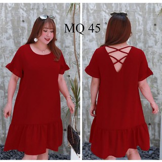 Thanh lý Đầm bigsize, đầm béo đuôi cá vải cực mềm mát MQ 45