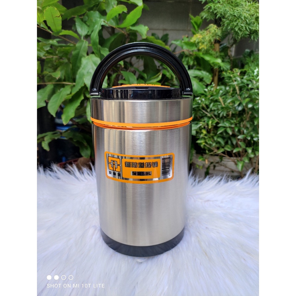 HỘP CƠM GIỮ NHIỆT 3 NGĂN INOX 304 DUNG TÍCH 1900ML - CAO 22CM X RỘNG 13CM