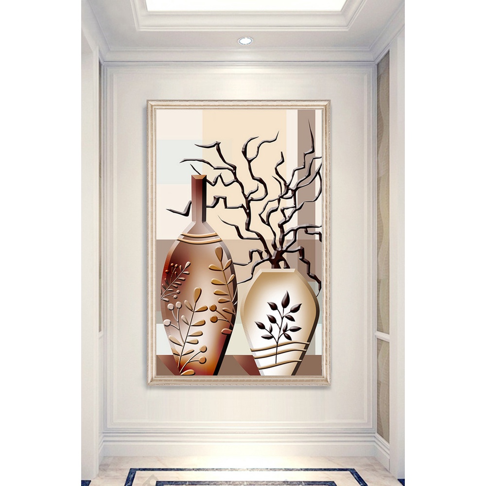 In hình ép gỗ Laminate TRANH HÀNH LANG HIỆN ĐẠI - Mẫu 15 (50x75, 60x90, 70x110). In ảnh theo yêu cầu