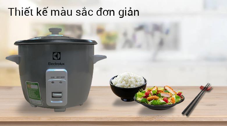 Nồi cơm điện Electrolux 1.8 lít ERC1800 mới Chính Hãng Lòng nồi hợp kim nhôm tráng men chống dính-BH 12 tháng