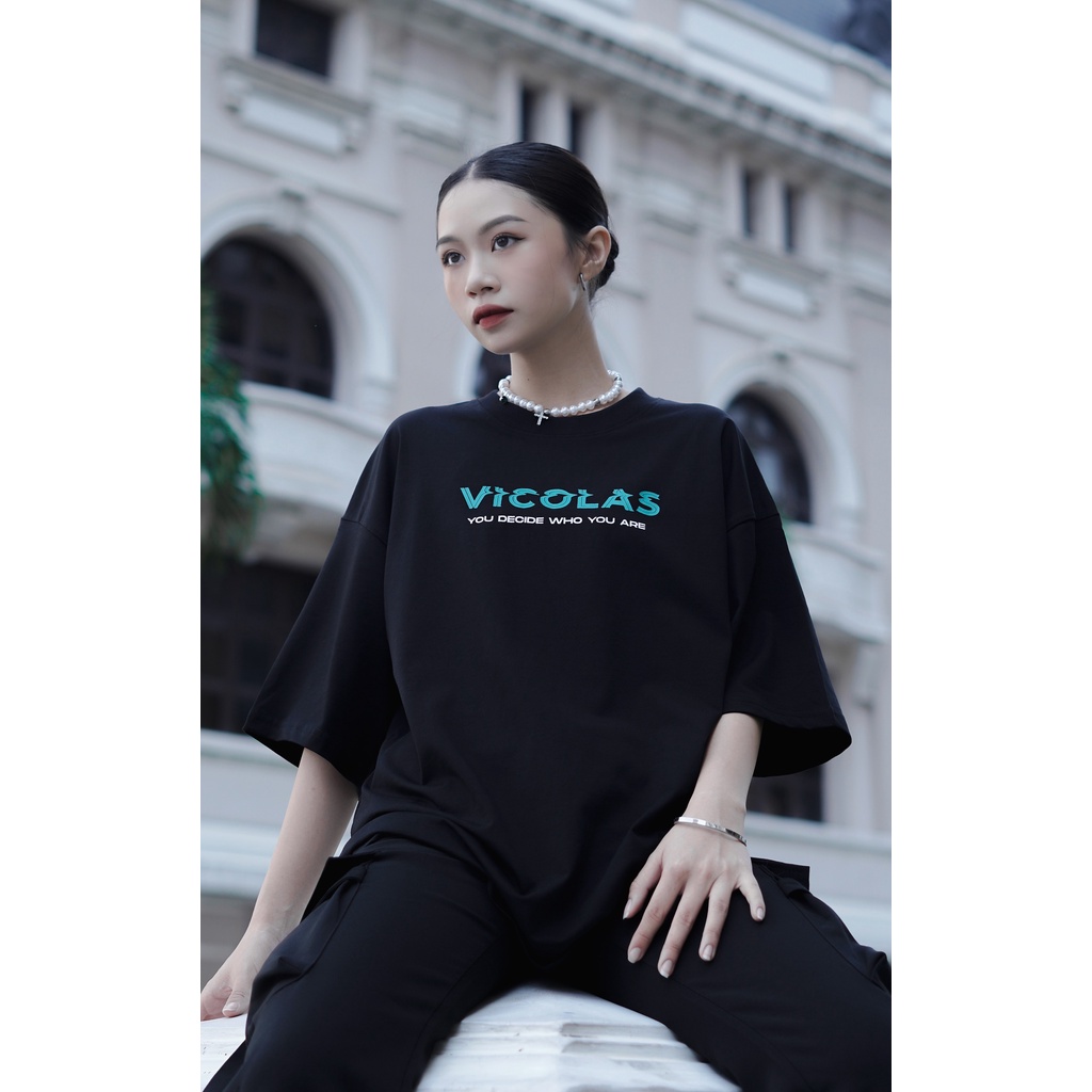 Áo thun Unisex vải co giãn 4 chiều Cotton POISON V VICOLAS TSHIRT