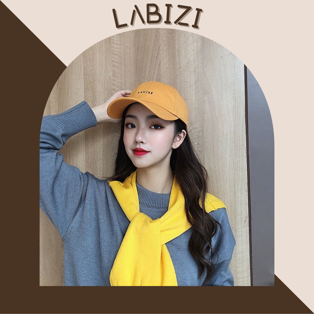 Mũ lưỡi trai 🧢 Nón kết thêu chữ Cruise thời trang chất cá tính Ulzzang đẹp nam nữ hiệu LABIZI NK07