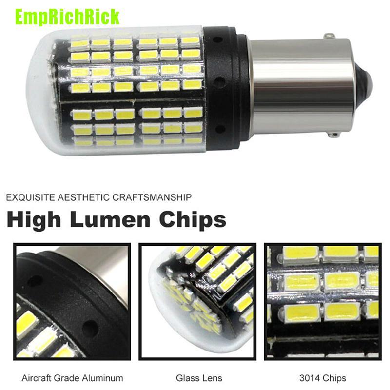 1 Bóng Đèn Tín Hiệu Cho Xe Hơi 1156 7506 P21w Ba15s Led 3014 144smd