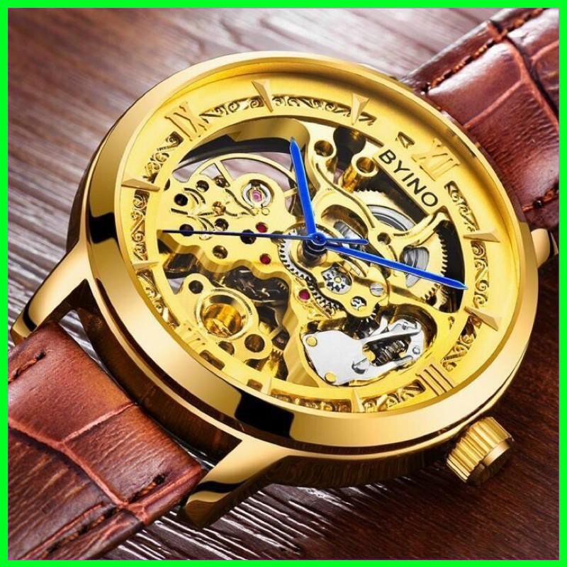 [ Đồng Hồ Nam ] ĐỒNG HỒ BiYINO  CƠ DÂY DA CAO CẤP CHÍNH HÃNG | BigBuy360 - bigbuy360.vn