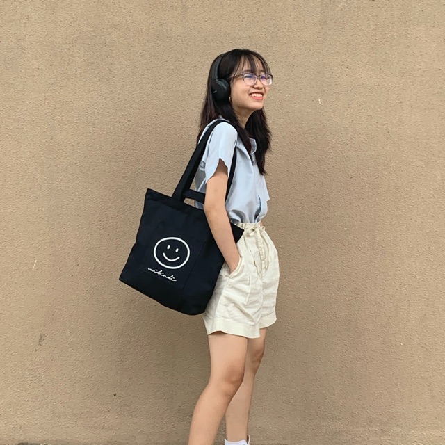 Túi Black Smiley - Vui Lên Đi | BigBuy360 - bigbuy360.vn