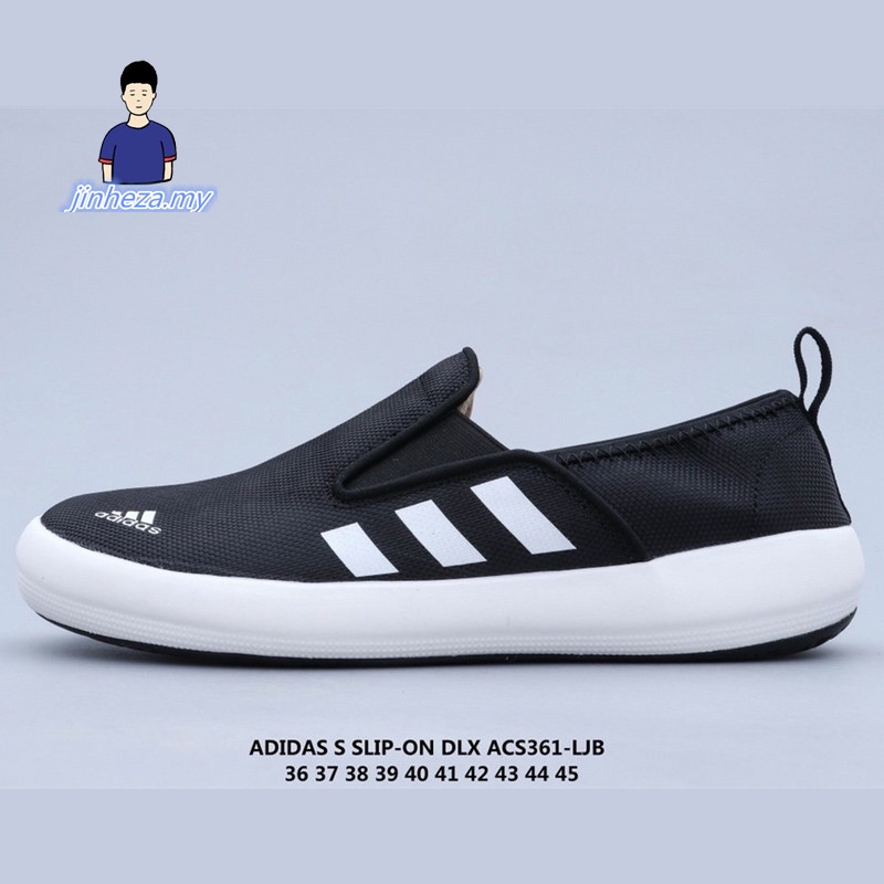 Giày Lười Adidas B-On DLX Vải Canvas Thoáng Khí Chống Trượt Thời Trang Cho Nam Và Nữ Đen | BigBuy360 - bigbuy360.vn