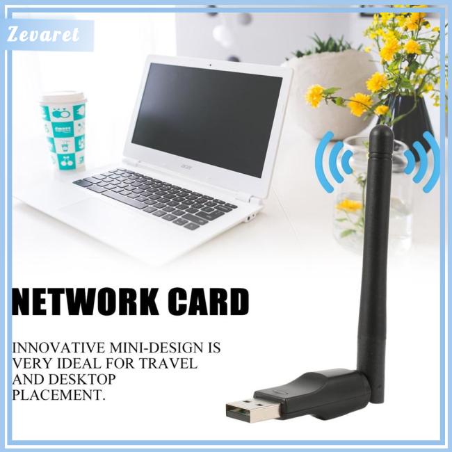 Usb Thu Sóng WiFi Không Dây Mini 150 Mbps 20dBm 802.11b / n / g