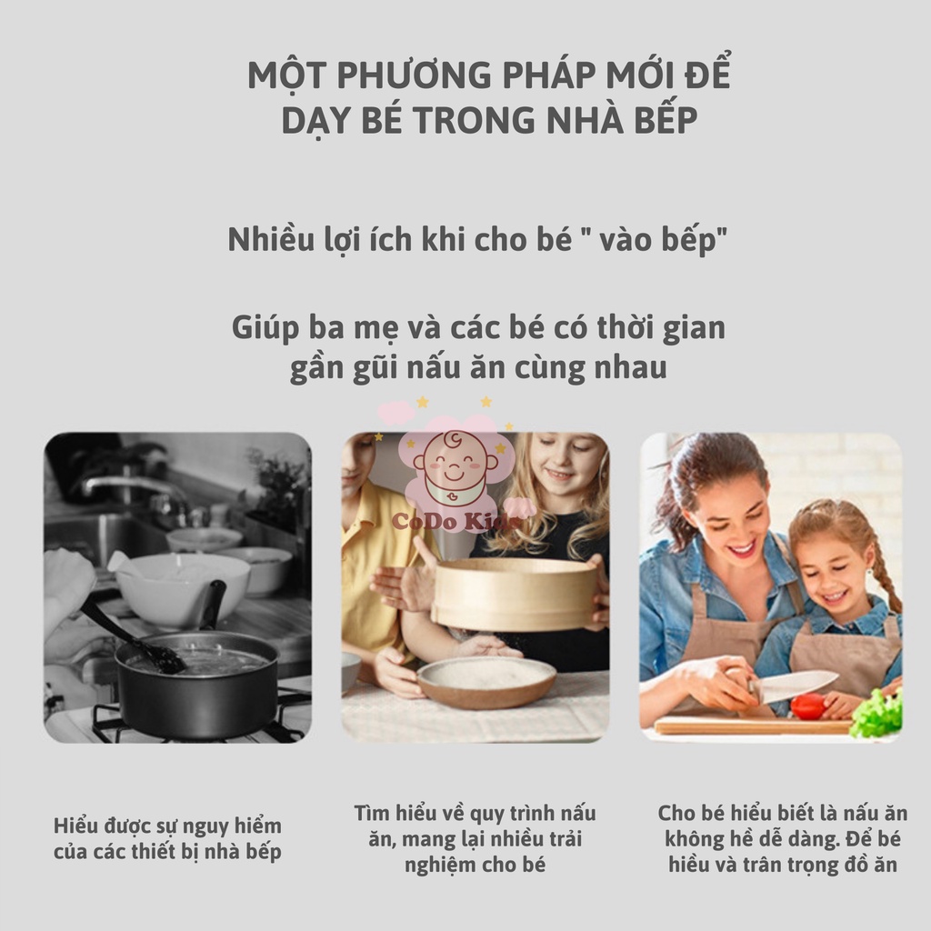 Đồ Chơi Nấu Ăn Thật Trọn Bộ Cho Bé, Đồ Chơi Nhà Bếp mini Nấu Ăn Thật