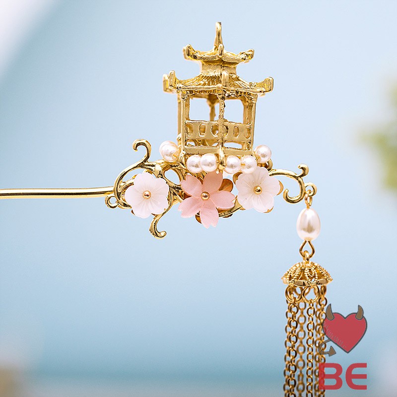 YADORNOS Trâm cài tóc phong cách Trung Hoa cổ điển dành cho nữ