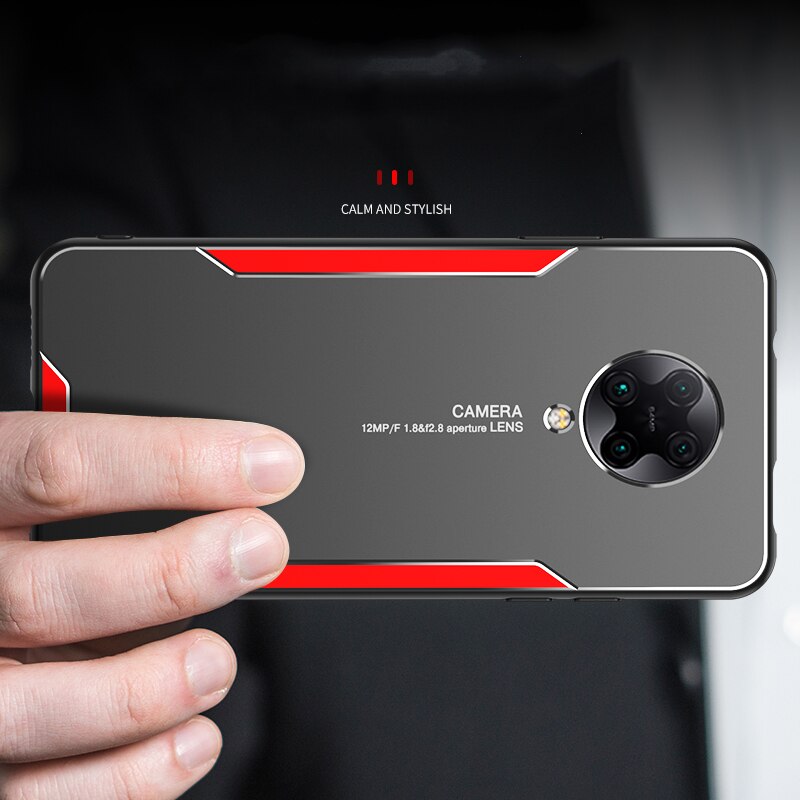 Ốp Điện Thoại Nhựa Cứng Phối Kim Loại Chống Sốc Cho Xiaomi Redmi K30 Ultra K30 Pro
