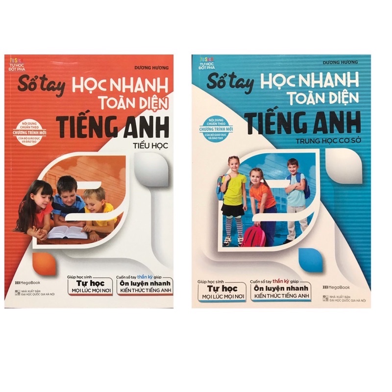 Sách.__.Combo 2 Cuốn Sổ Tay Hc Nhanh Toàn Diện Tiếng Anh Tiểu Học &amp; Trung Học Cơ Sở