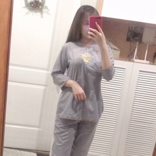 ĐỒ LAM ĐI CHÙA - SẪM VIỀN HOA SEN