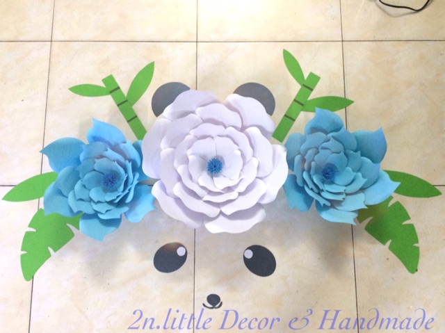 Set hoa backdrop cắt sẵn cánh