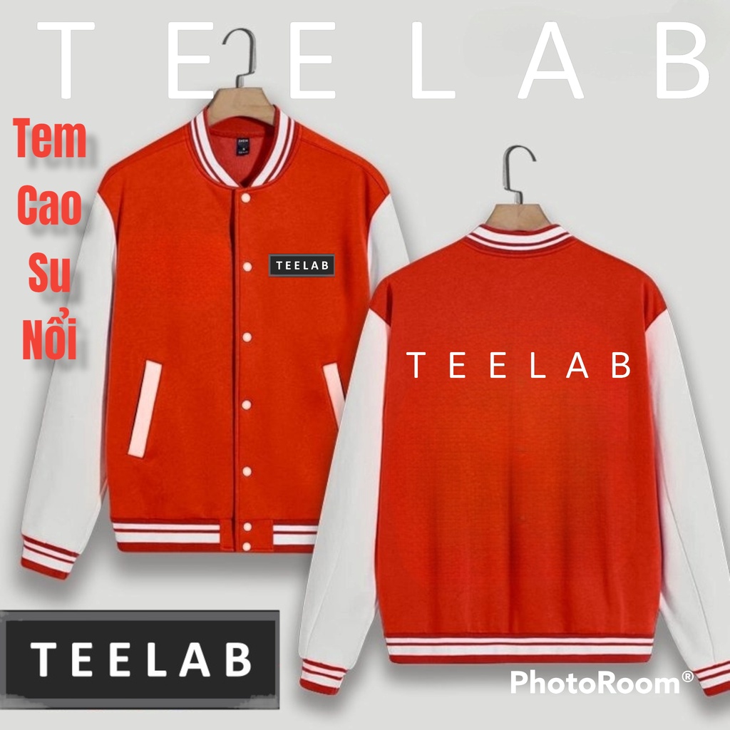 👉💥 Áo khoác TEELAB jacket Bomber Nỉ Bông unisex - Áo khoác Ullzang Basic có form rộng XL
