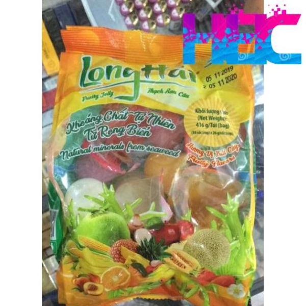 Thạch Long Hải Hương Vị Trái Cây túi 416g