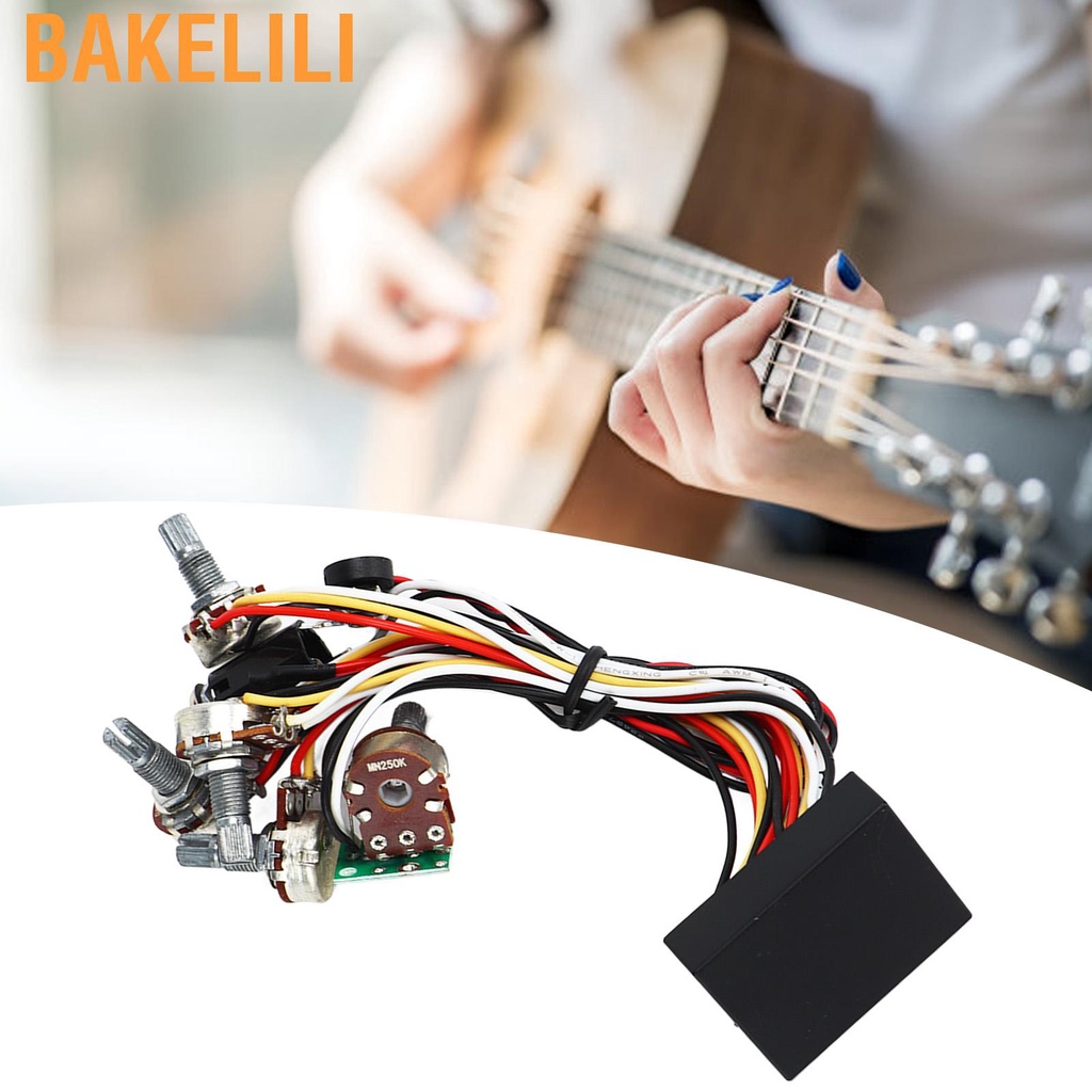 [Bakelili] Electric Bass Preamp Circuit Easy Wiring Pre Wired for Luth