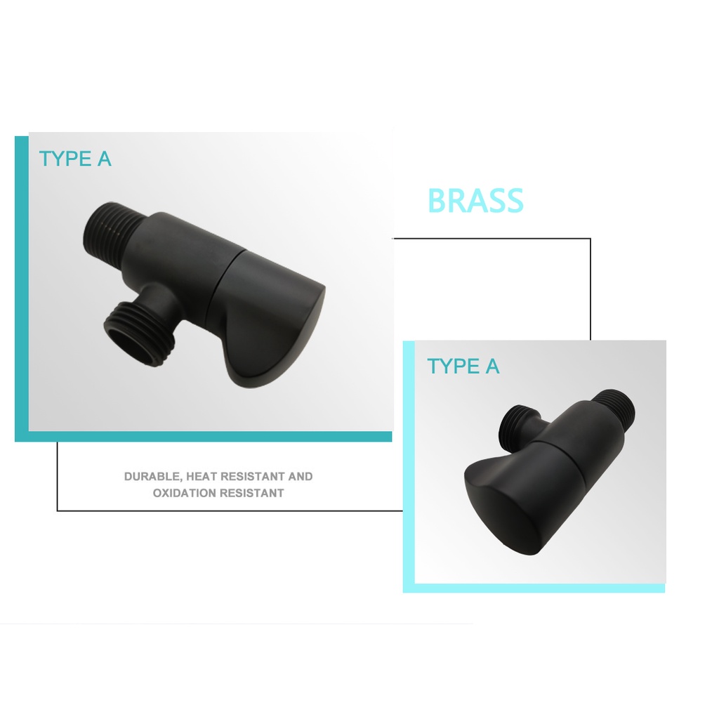 Đầu Nối Vòi Nước Bồn Rửa Chén G1/2 Hình Thiên Thần Màu Đen Chất Liệu Đồng Thau