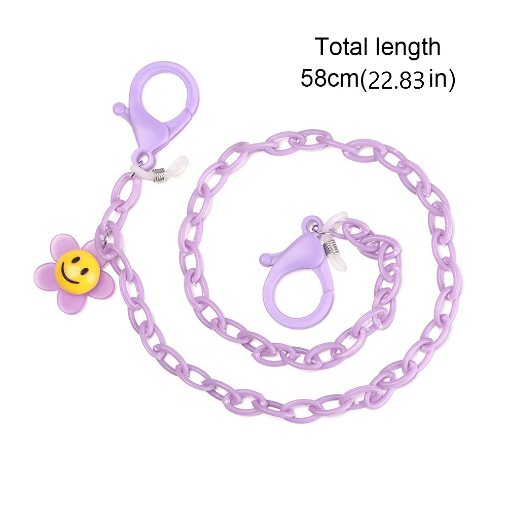 Dây đeo mắt kính bằng acrylic siêu nhẹ chống thất lạc nhiều màu thời trang cho nam và nữ