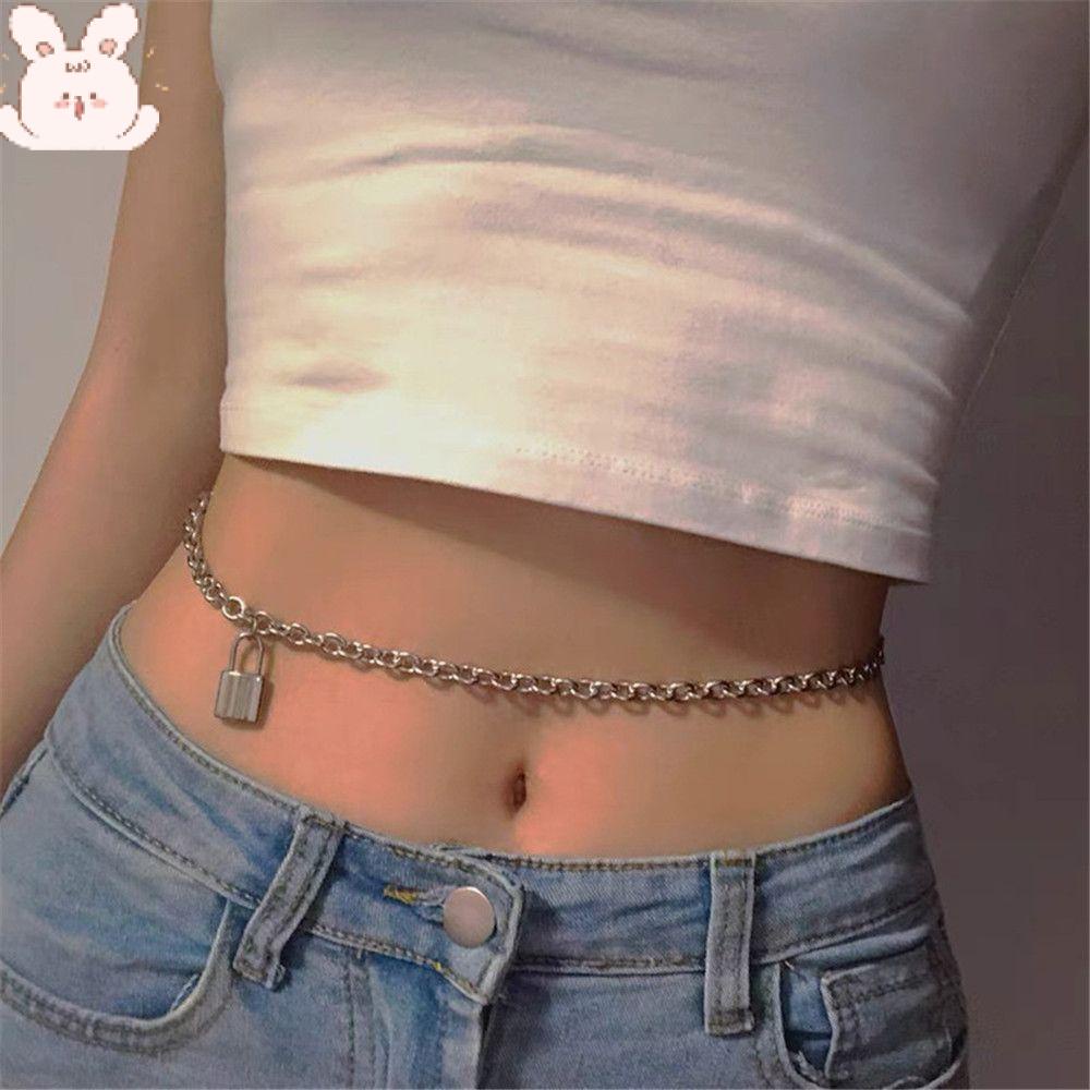 Thắt Lưng Dây Xích Bằng Thép Titan Phong Cách Bohemia Mùa Hè Cho Nữ