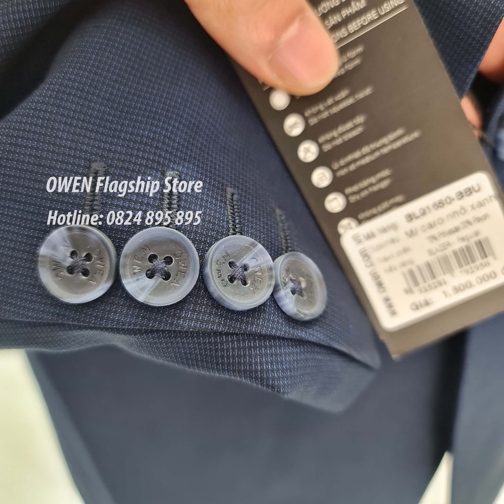 Áo Blazer OWEN nam công sở dáng REGULAR mã BL91650