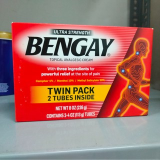 Set 2 tuýp Kem Xoa Bóp Giảm Đau Bengay Ultra Strength 113g Của Mỹ