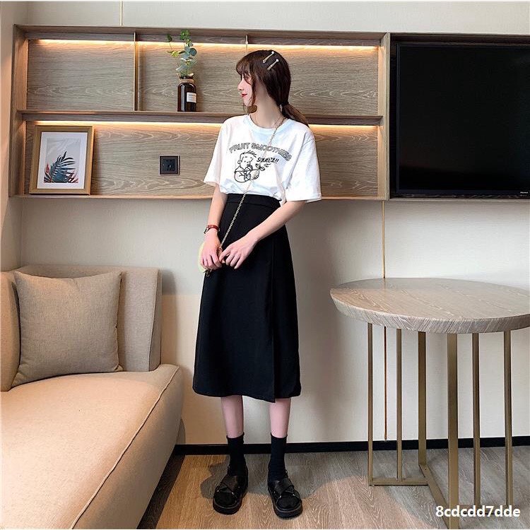 [Quà tặng là dây buộc tóc shop tặng bạn nhé] Chân váy dài dáng suông, Chân váy Midi dáng vintage cá tính MS13 | BigBuy360 - bigbuy360.vn