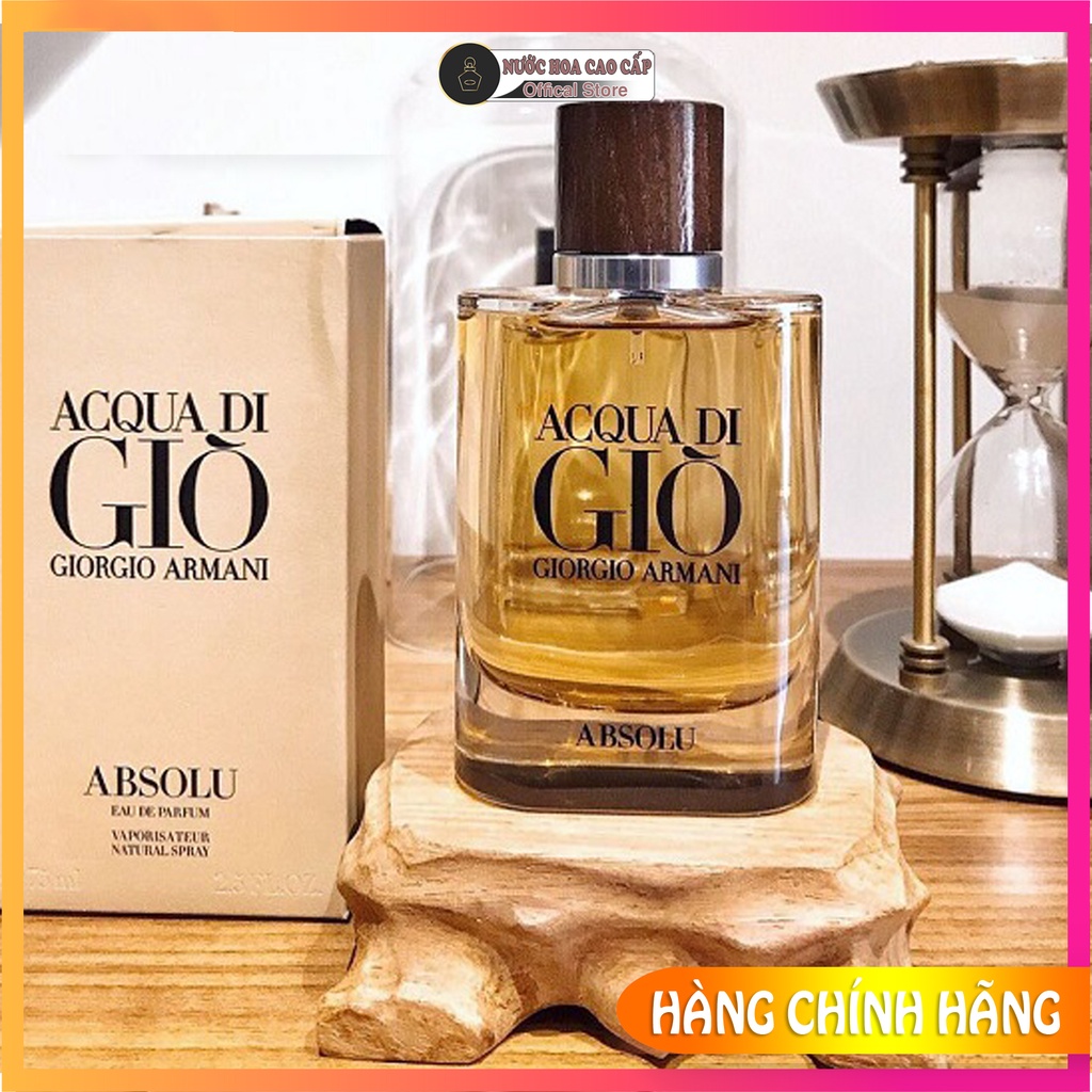 Nước Hoa Nam (Dầu Thơm) Acqua Di Gio Chính Hãng ,Hương Nam Tính, Dung Tích 100ml