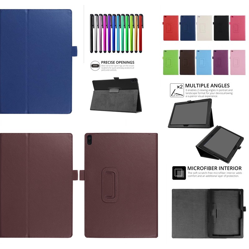 Bao da máy tính bảng đa dạng màu sắc dành cho Lenovo Tab 4 10 Plus TB-X704F/N TB-X704L