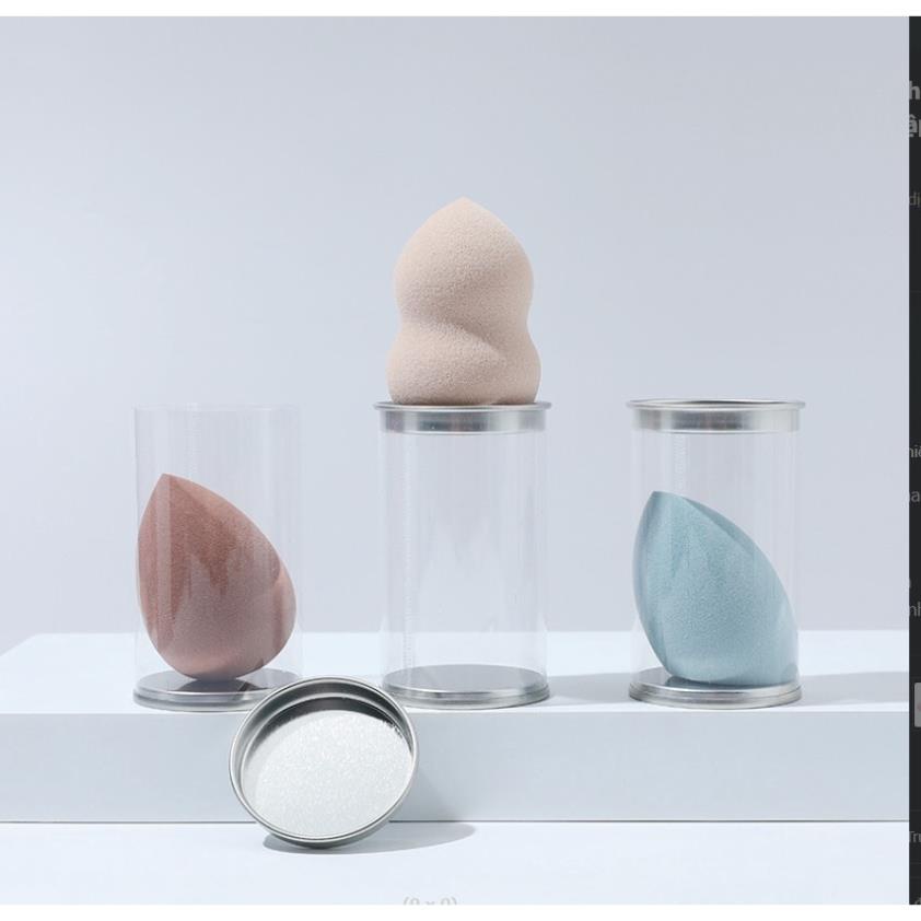 Bông Mút Tán Kem Nền Hồ Lô, Giọt Nước, Vát chéo