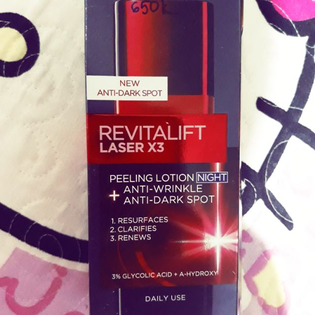 Kem Ban Đêm Tri ̣ Nám L’oreal Revitalift Dark Spot Peeling Lotion Night 125ml