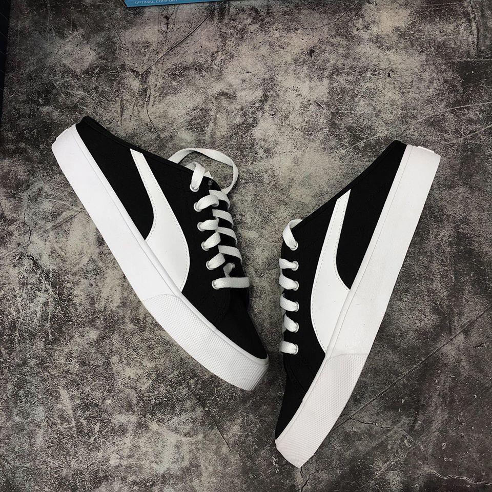 GIÀY PUMA BARI MULE 371318 01 MÀU ĐEN