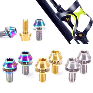 Set 2 Ốc Vít Bằng Hợp Kim Titan Gắn Bình Nước Xe Đạp Leo Núi